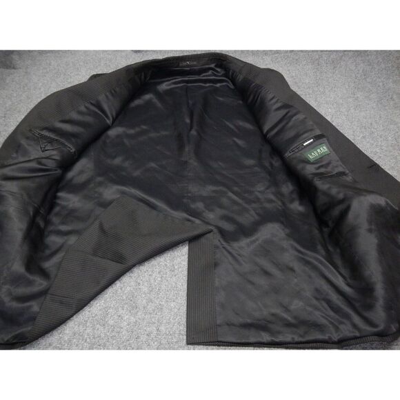 Lauren Ralph Lauren Blazer Men's Size 48R Pinstripe Black Two Button EUC - Picture 3 of 12